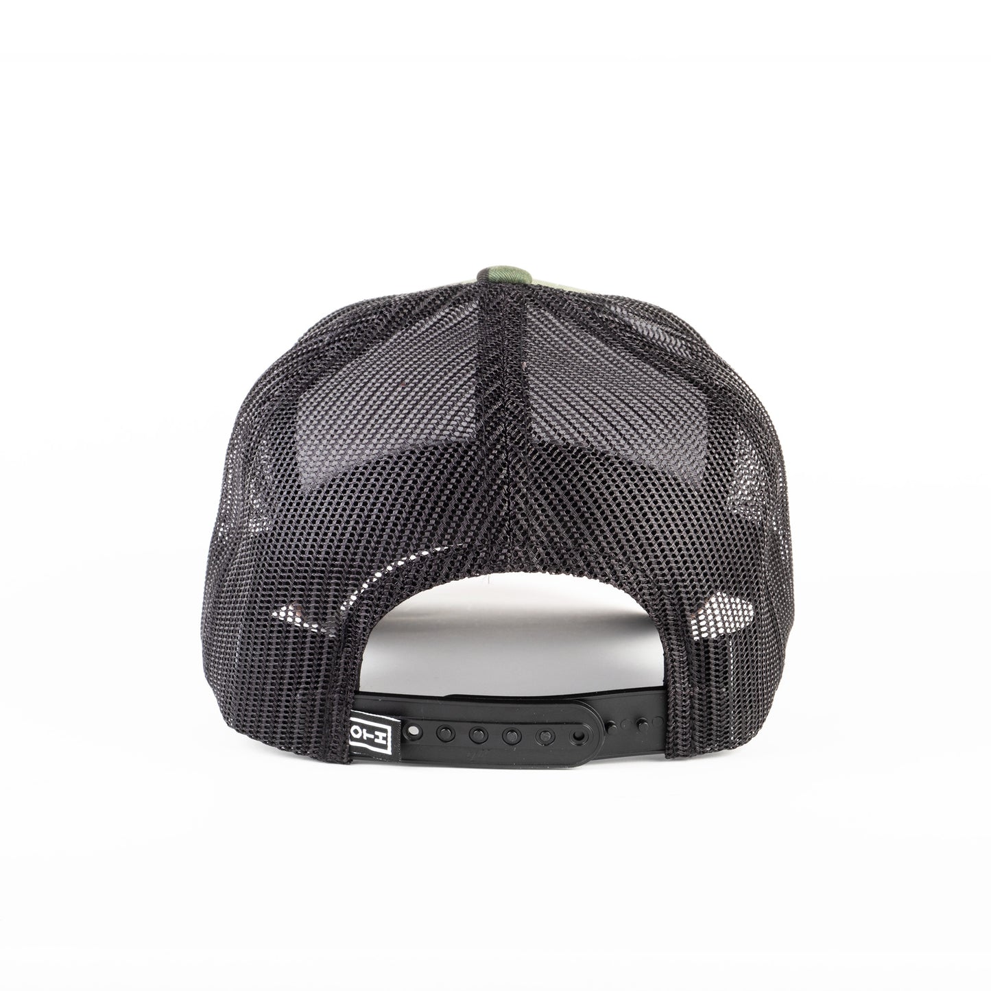 Forest Camo/Black Patch Trucker Cap