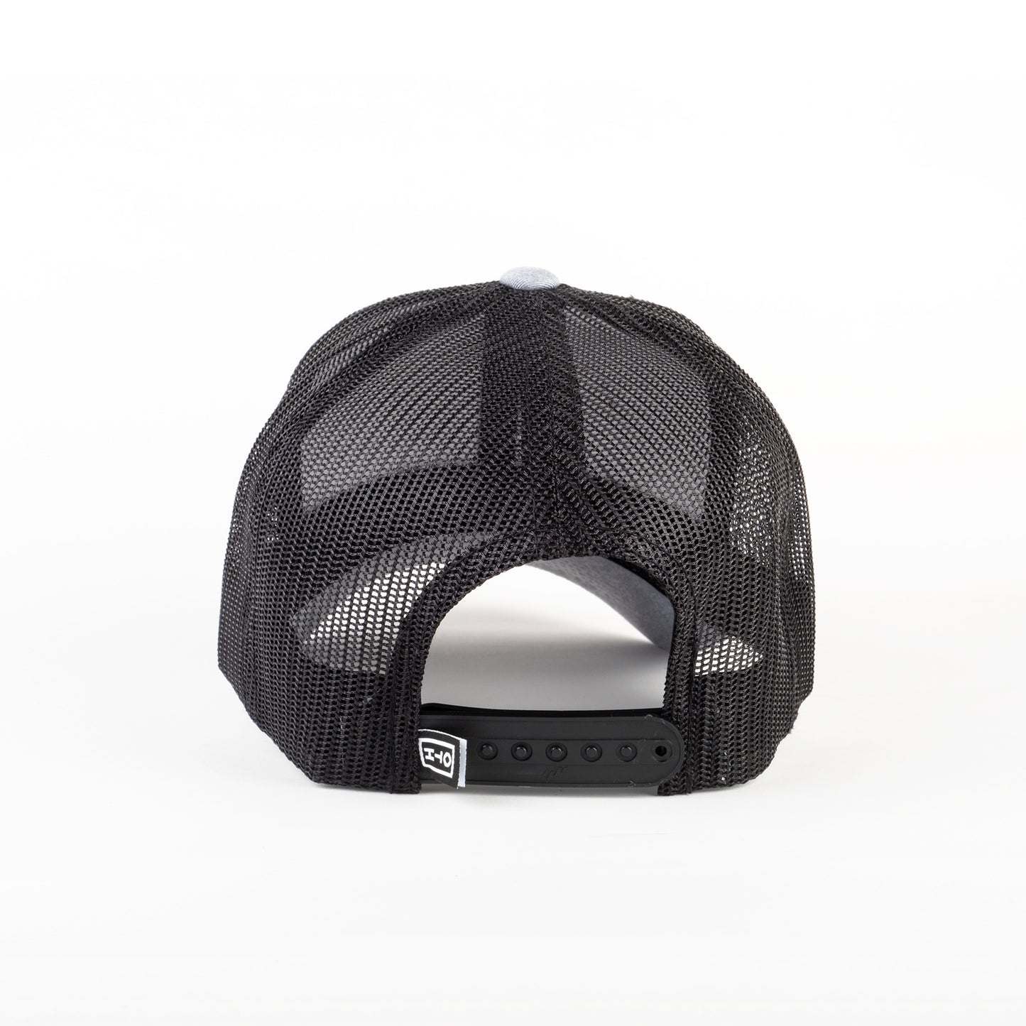 Ash/Black Patch Trucker Cap