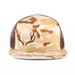 Scrub Camo/Brown Mesh Embroidered Open-Antler Trucker Cap (Flat Bill)