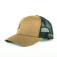 Camel/Black Embroidered Open Antlers Trucker Cap