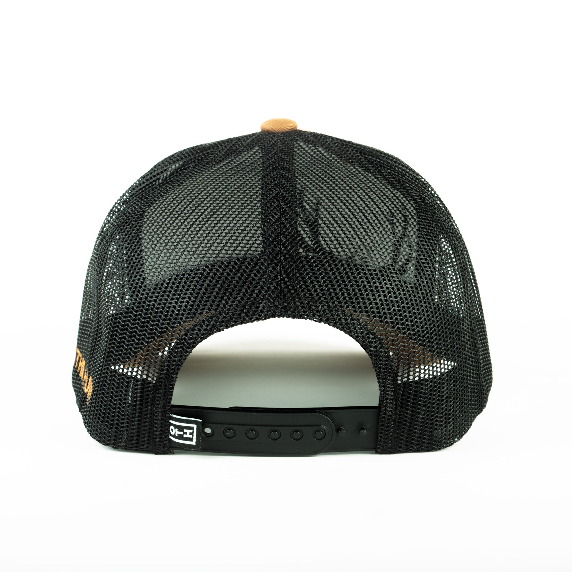 Coyote/Black Embroidered Open Antler Trucker Cap - Main Image