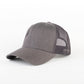 Charcoal/Coal  Embroidered Crossed Antler  Trucker Cap