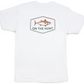 White On the Hunt Eat Tuna T-shirt