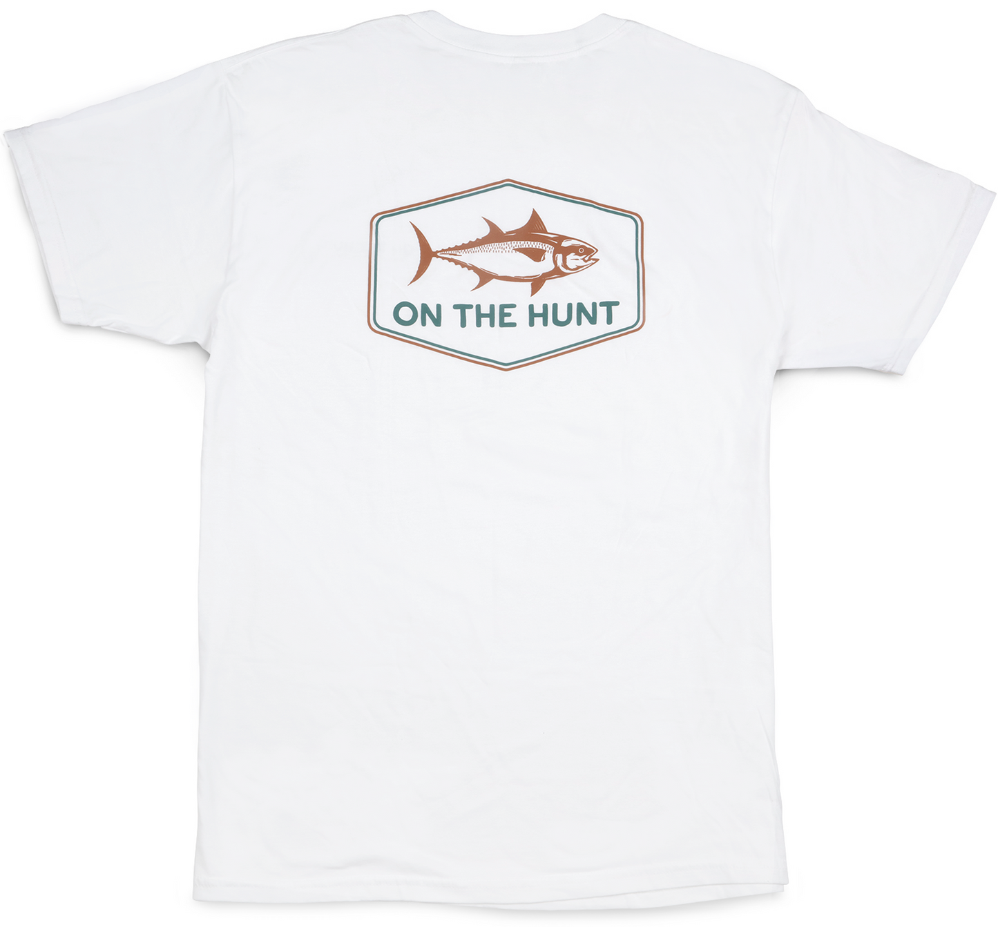 White On the Hunt Eat Tuna T-shirt